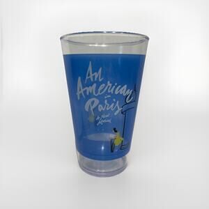 American in Paris Broadway Sippy Cup! Promo Tumbler Plastic Wine Glass Souvenir